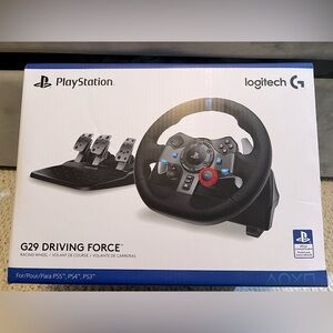 Logitech Driving Force G29 Gaming Racing Wheel with Responsive Pedals